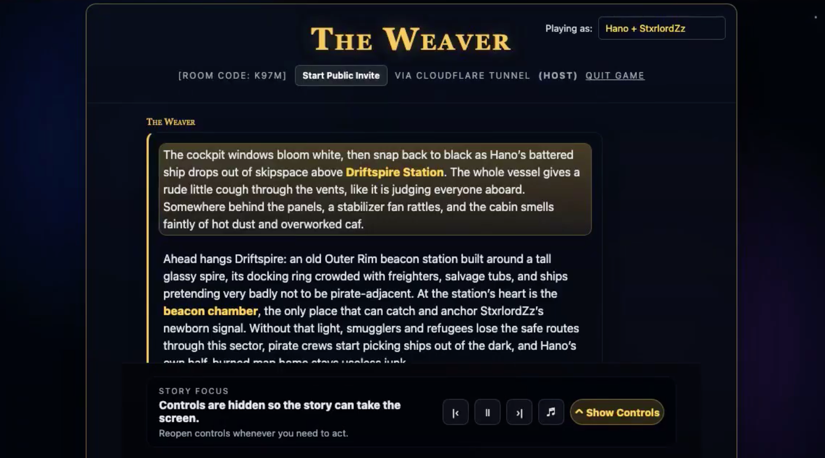 Screenshot 3 for The Weaver – A Tale of Voice & Void