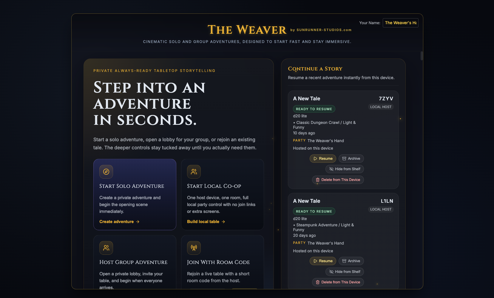 Screenshot 2 for The Weaver – A Tale of Voice & Void