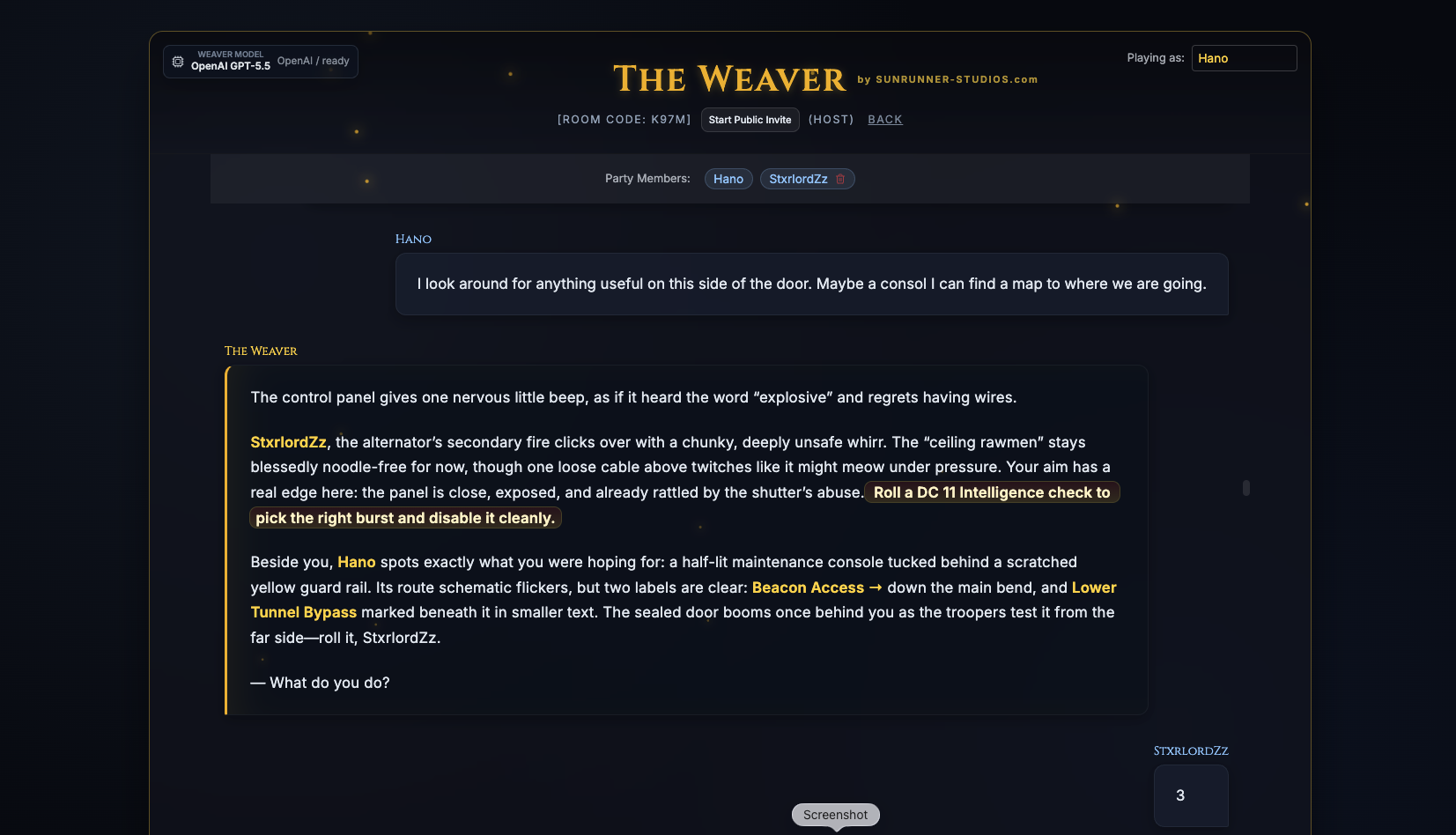 Screenshot 4 for The Weaver – A Tale of Voice & Void