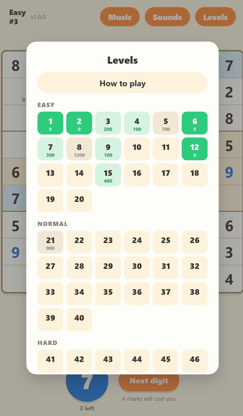 Screenshot 5 for Descending Sudoku
