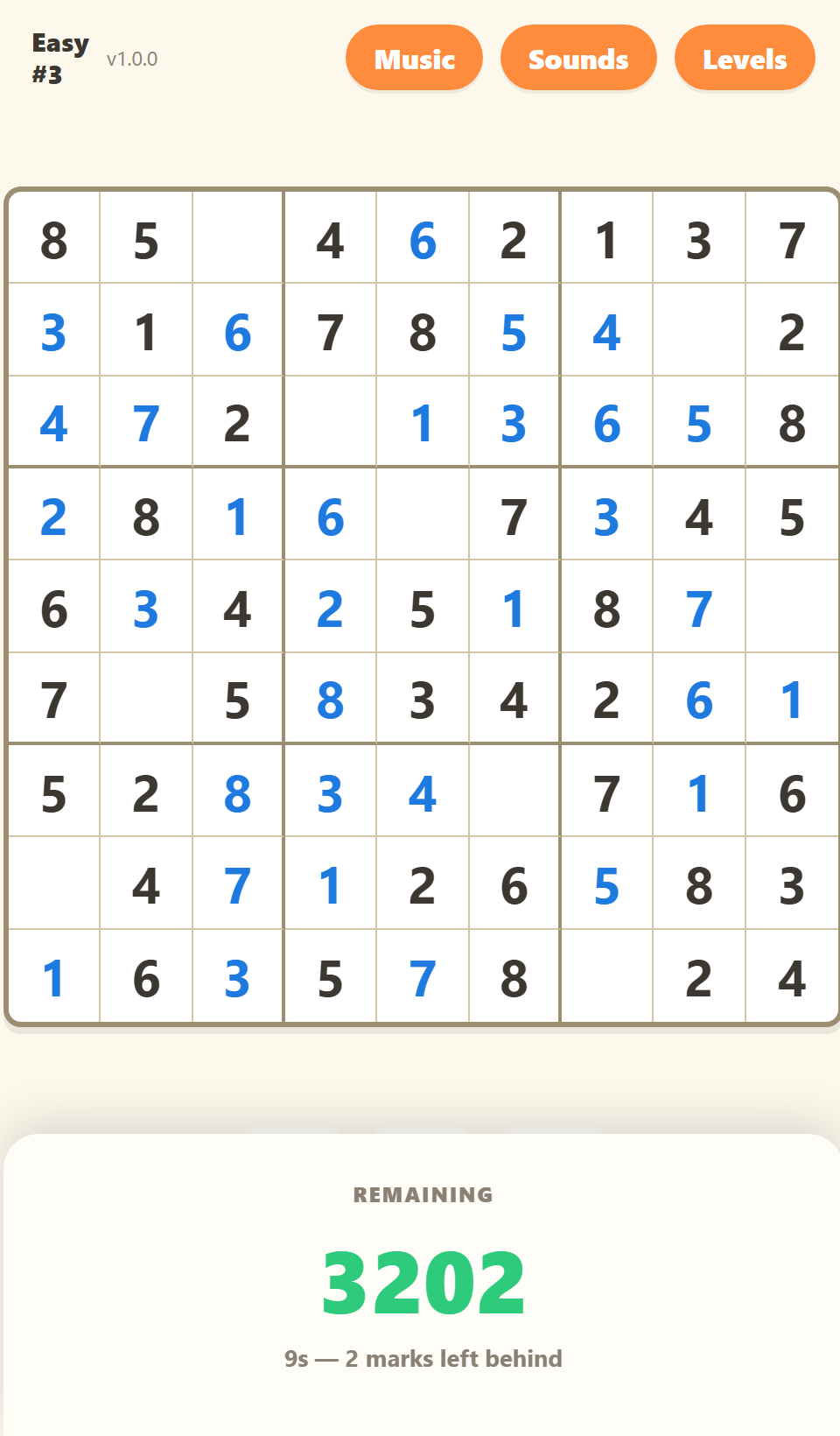 Screenshot 4 for Descending Sudoku