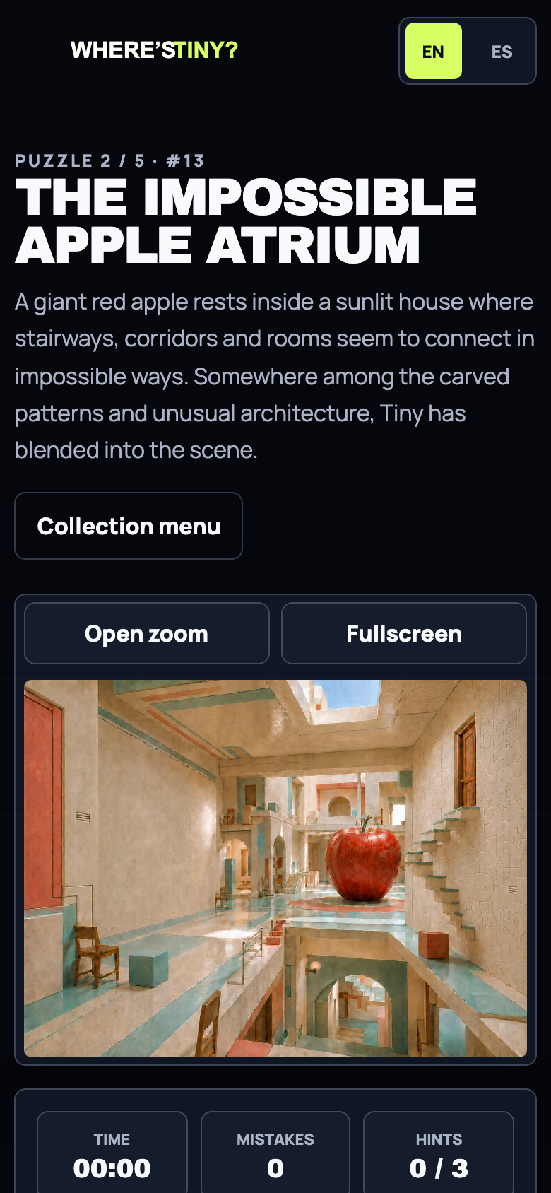 Screenshot 4 for Where's Tiny? — Five-Puzzle Collection