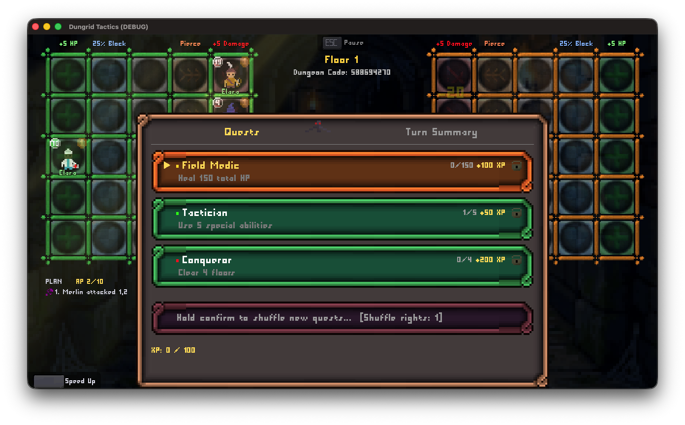 Screenshot 6 for Dungrid: Tactics