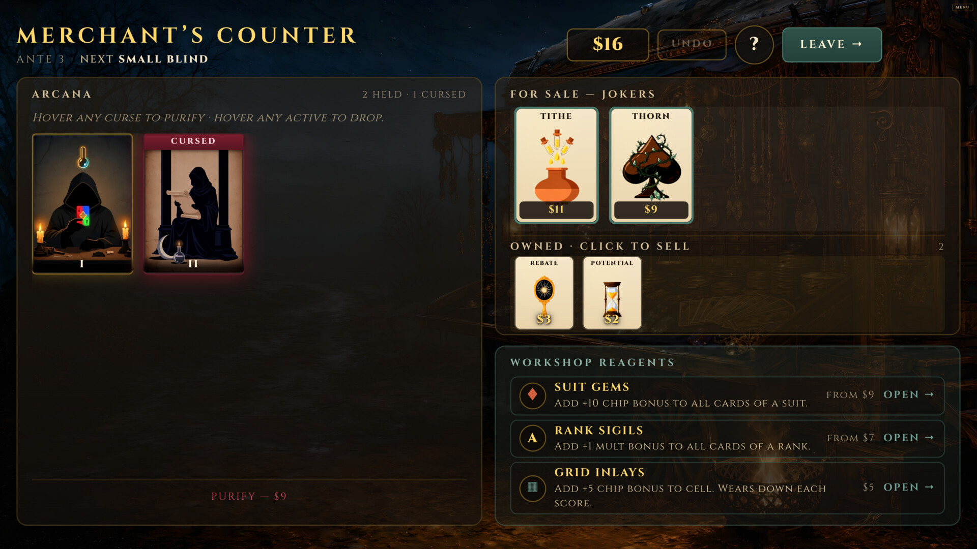 Screenshot 6 for Arcanum Solitarius Demo