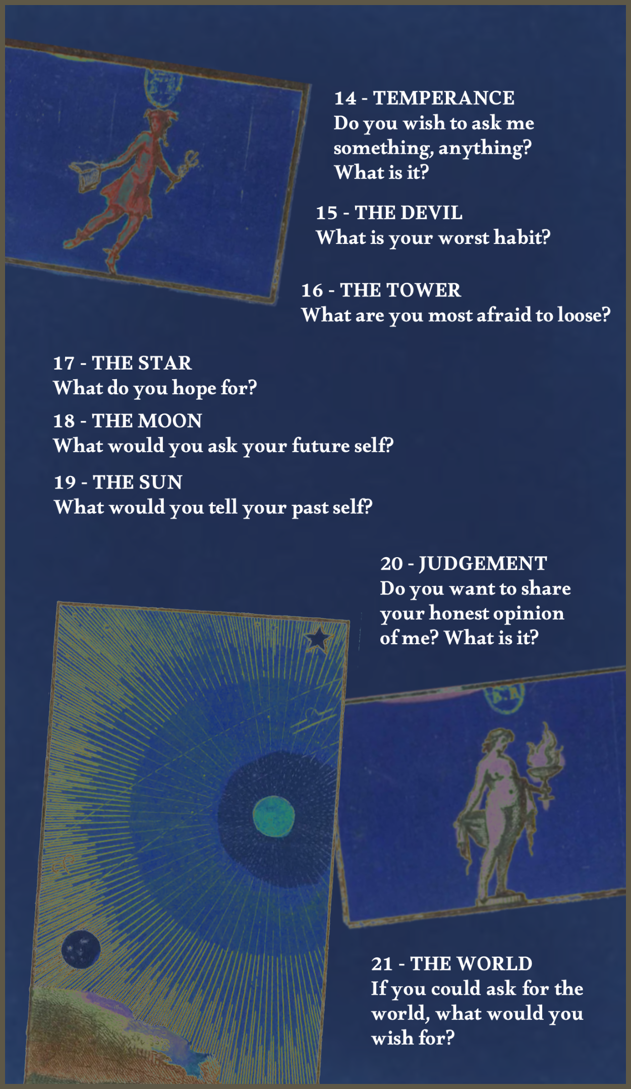 Screenshot 2 for Tarot towards Radical Honesty