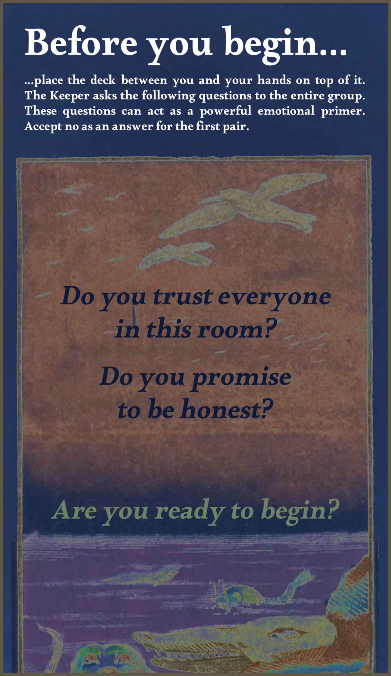 Screenshot 4 for Tarot towards Radical Honesty