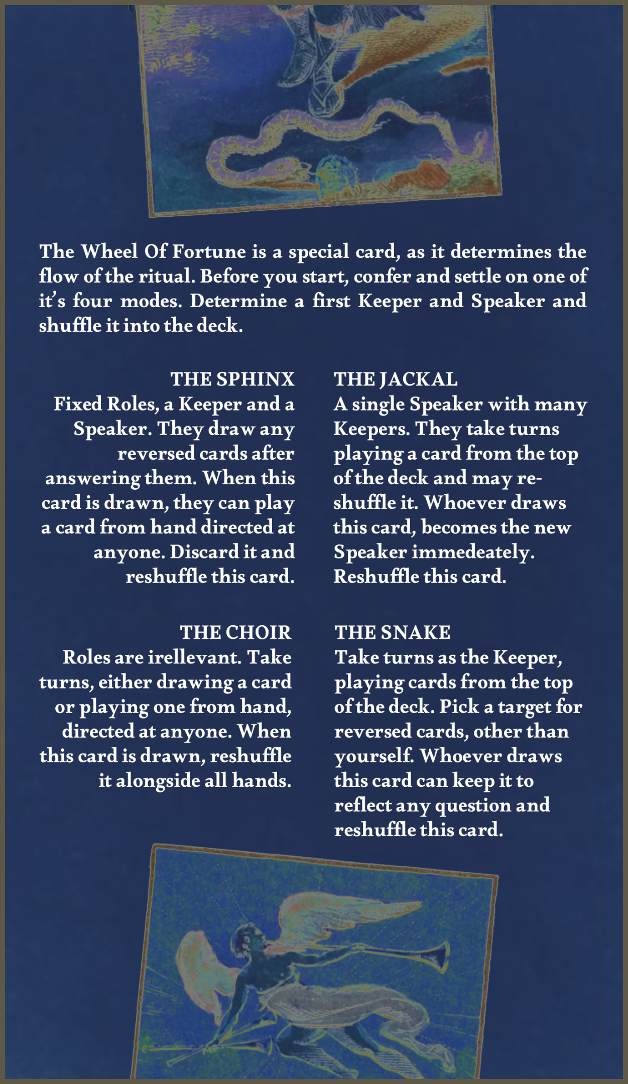 Screenshot 3 for Tarot towards Radical Honesty