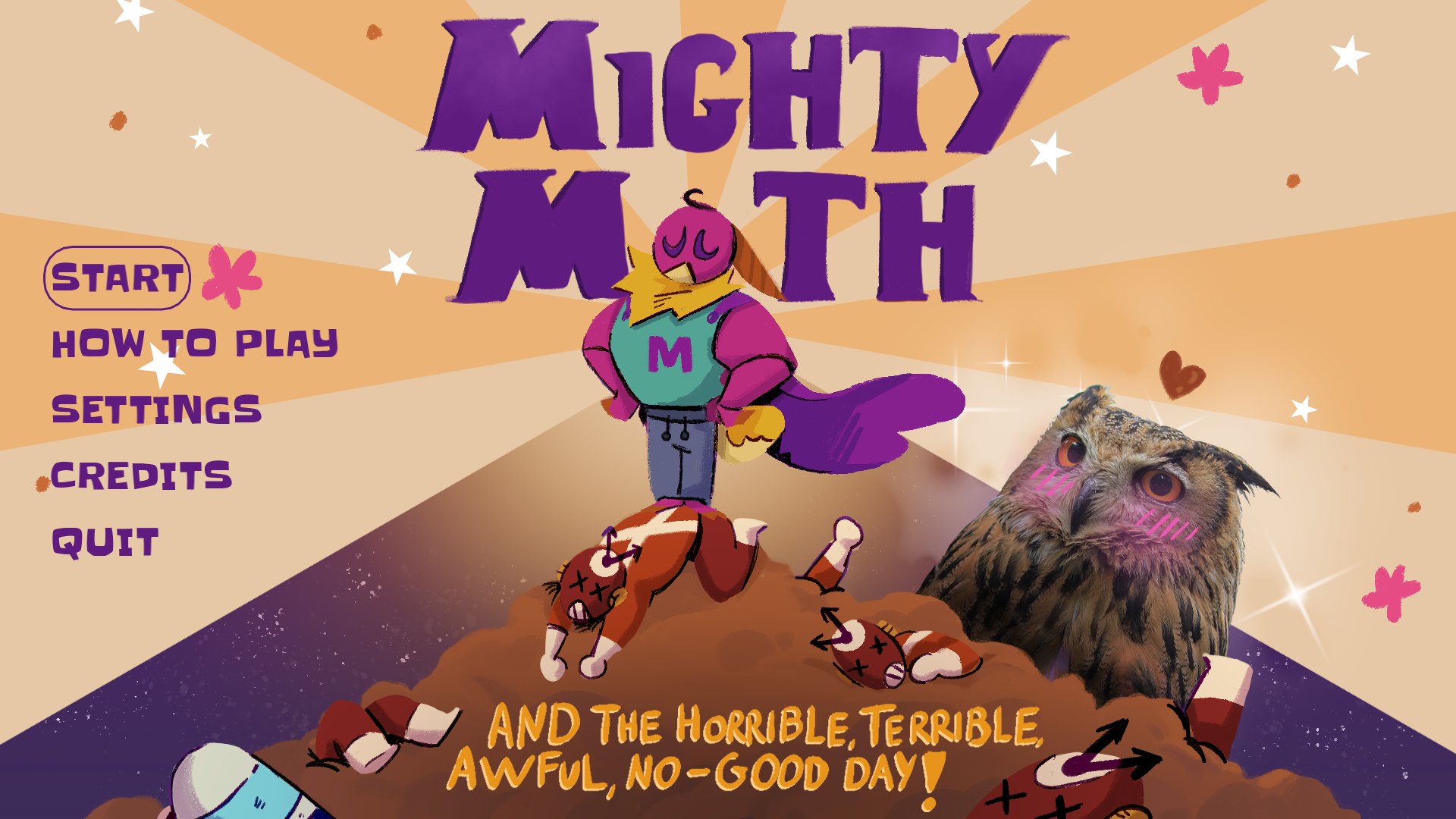 Screenshot 2 for Mighty Moth and the Horrible, Terrible, Awful, No-Good Day