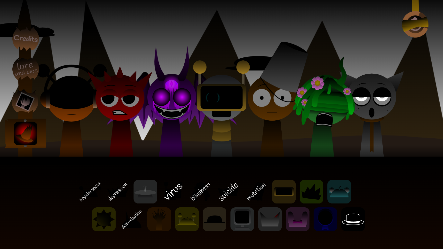 Screenshot 2 for Incredibox - Sprunki Phase 9 Alive And Malediction