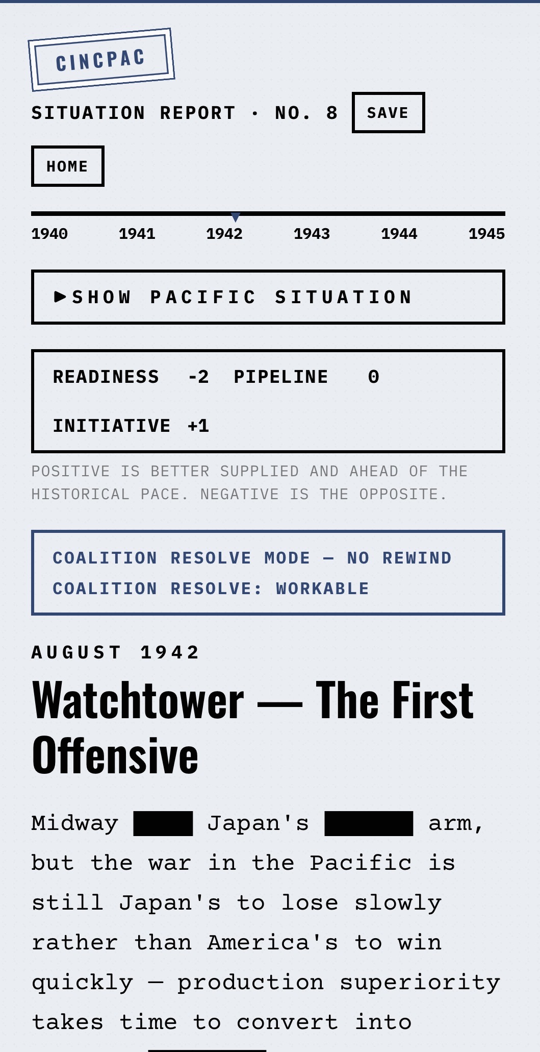Screenshot 2 for Dispatches 1941