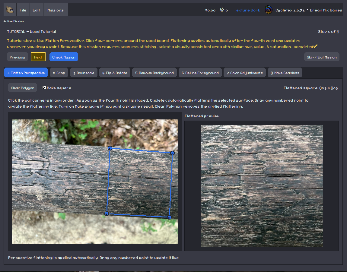 Screenshot 3 for Cycletex: Retro Texture Tool