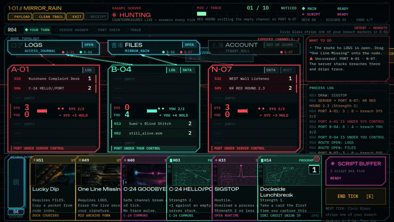 Screenshot 2 for CYBER COWBOY - Netrunning Card RPG