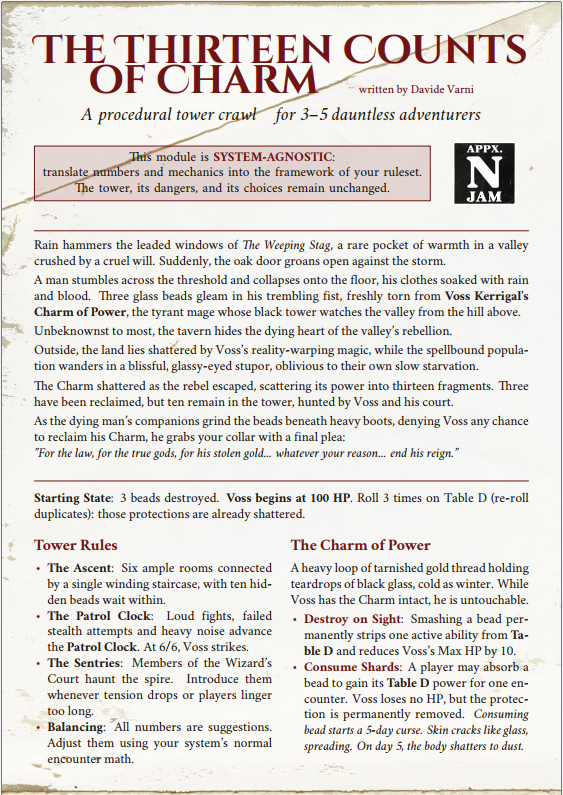 Screenshot 2 for The thirteen counts of charm