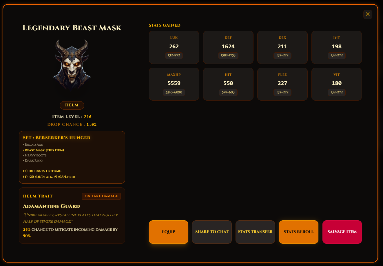 Screenshot 2 for RNG-Text-Based-MMO