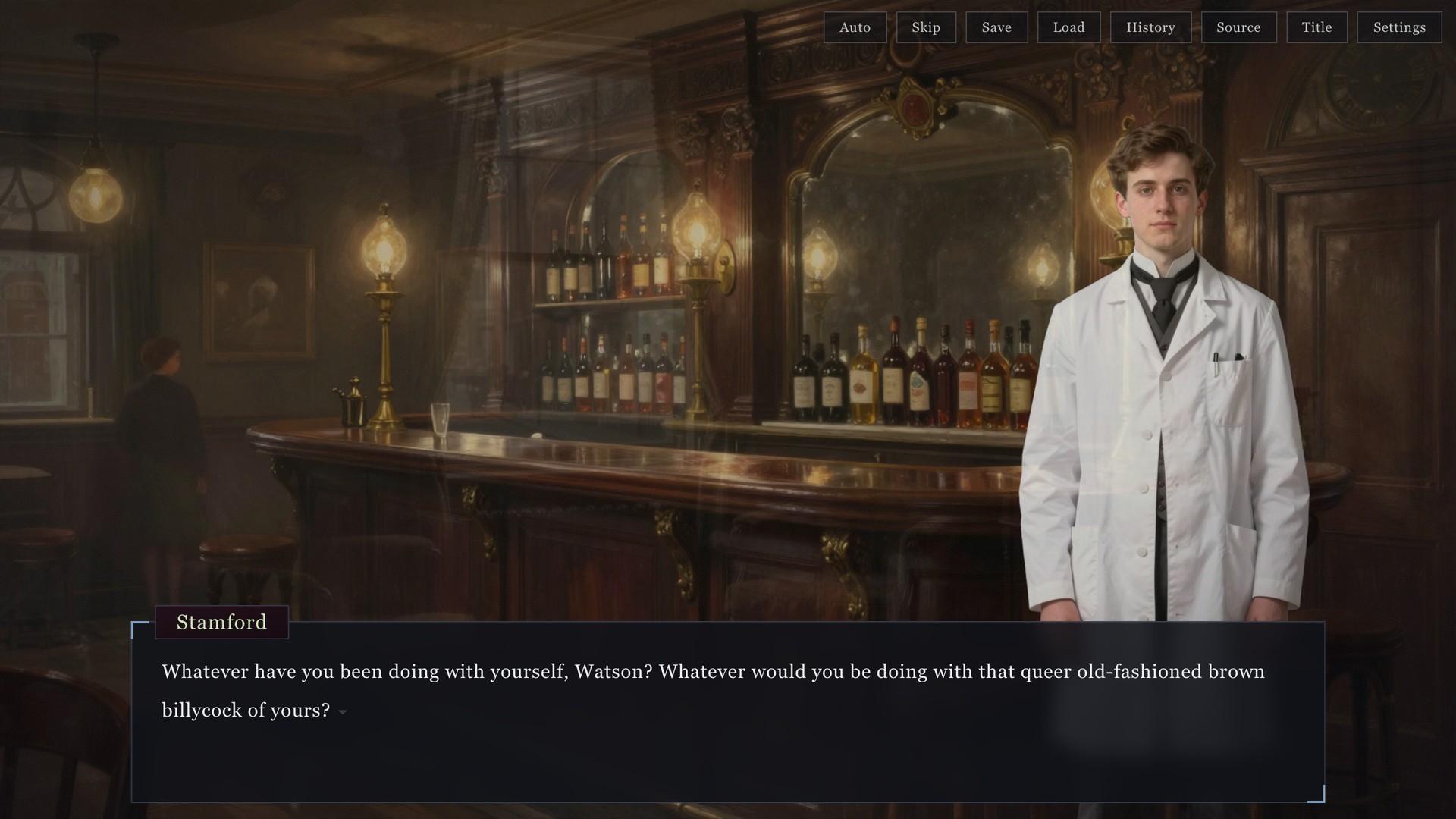 Screenshot 5 for A Study in Scarlet — A Sherlock Holmes Visual Novel