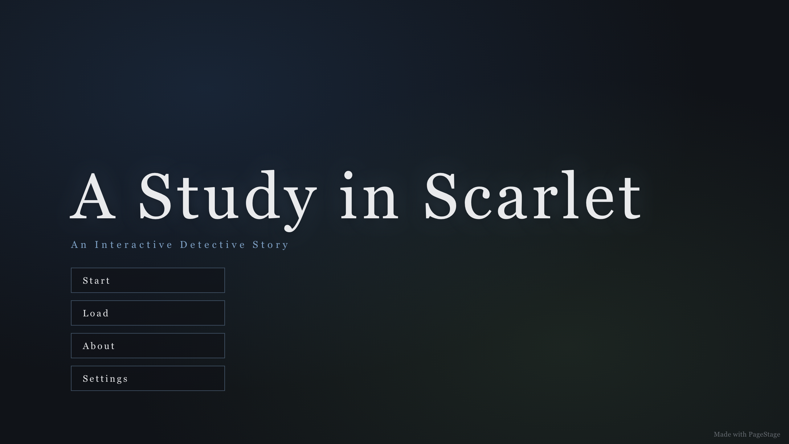Screenshot 2 for A Study in Scarlet — A Sherlock Holmes Visual Novel