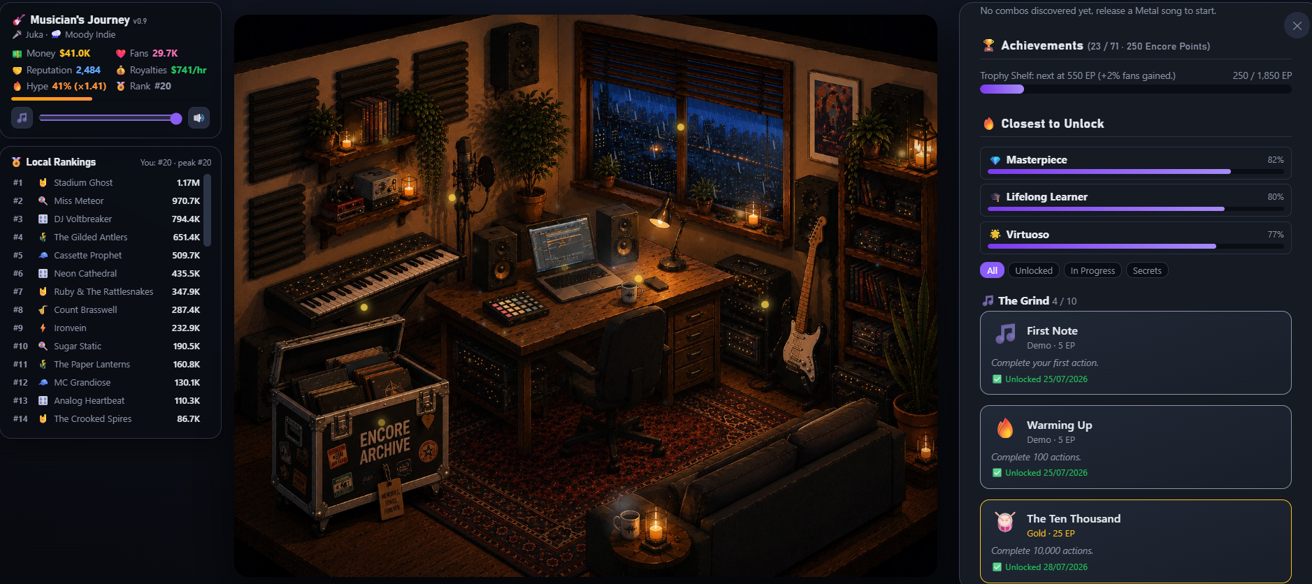 Screenshot 2 for Musician's Journey