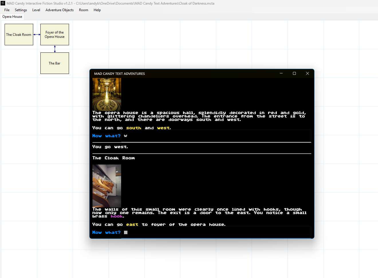 Screenshot 3 for MAD Candy Interactive Fiction Studio 1.4.2