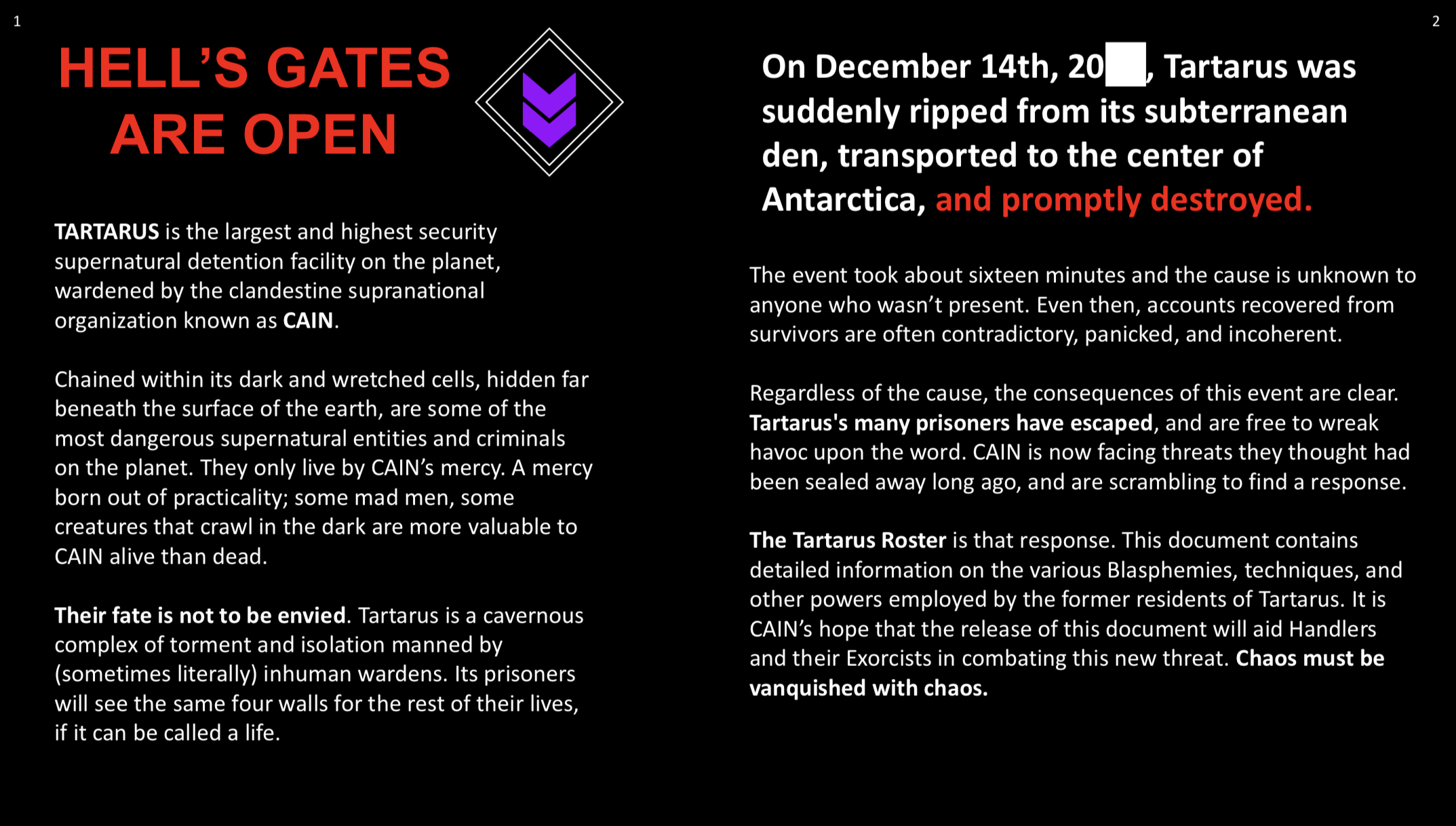 Screenshot 3 for CAIN - The Tartarus Roster