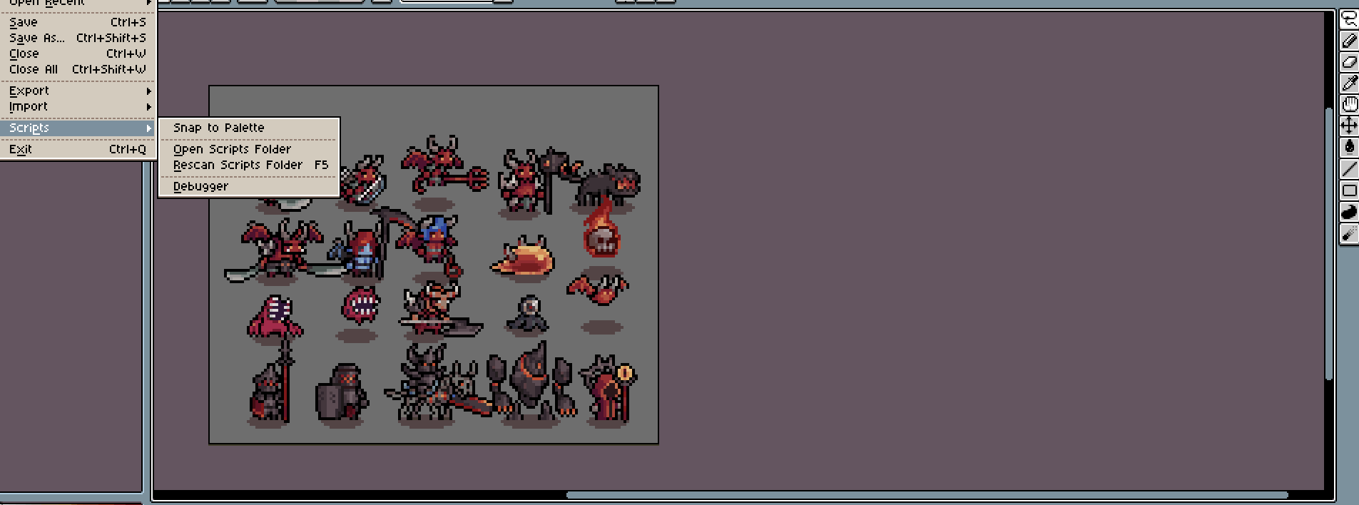 Screenshot 2 for Snap Palette Aseprite
