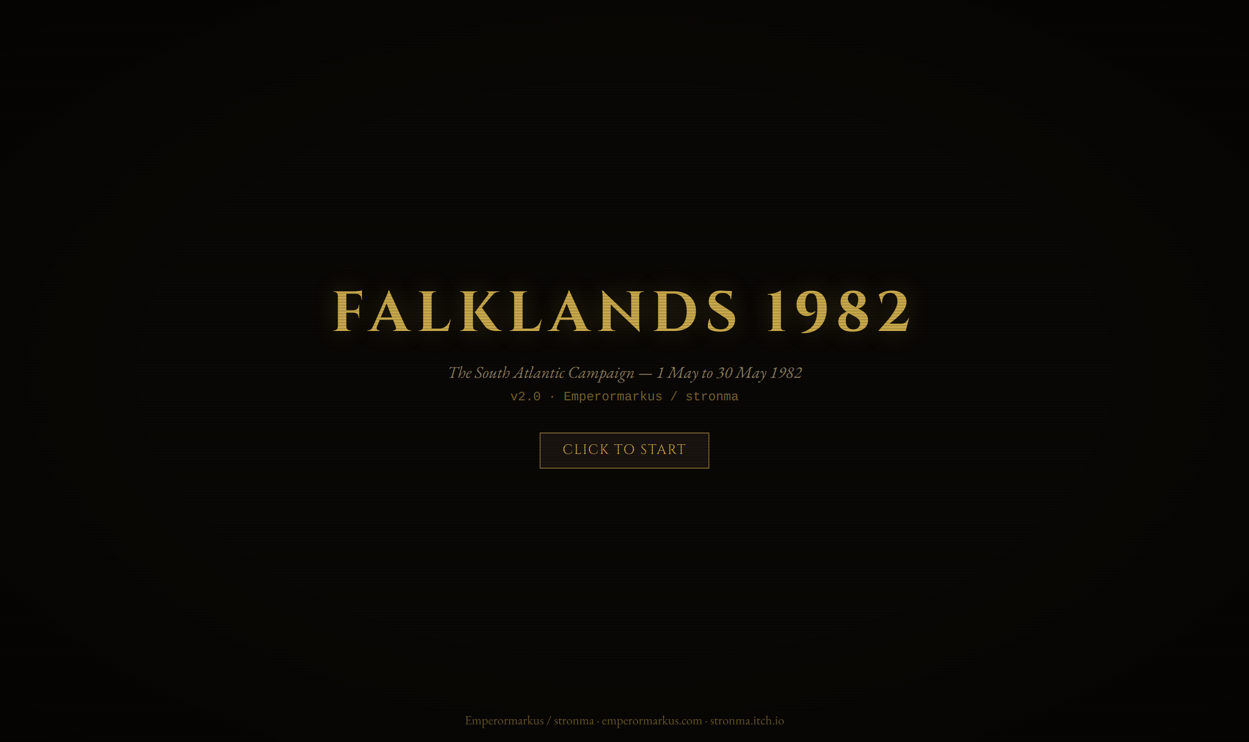 The Falklands War 1982 — HTML5 Edition – Remastered