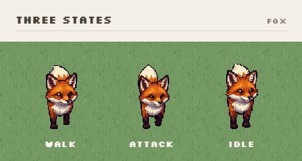 Pets & Companions: 12 Animated Pixel Art Animal Companions by GegX