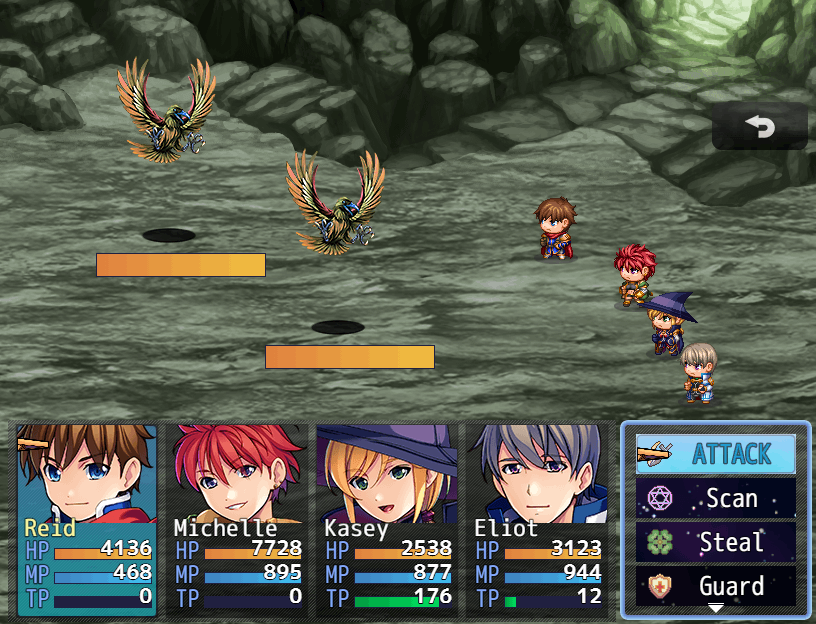 Screenshot 4 for [CGMZ] Enemy HP Bars for RPG Maker MZ