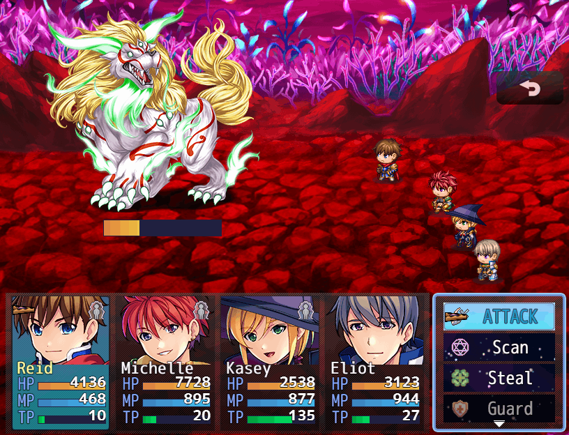 Screenshot 5 for [CGMZ] Enemy HP Bars for RPG Maker MZ