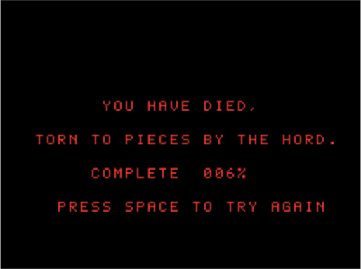Screenshot 3 for Dead Light ZX Spectrum 48/128