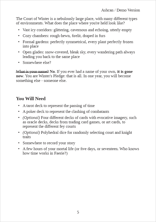 Screenshot 3 for Winter's Pledge Preview