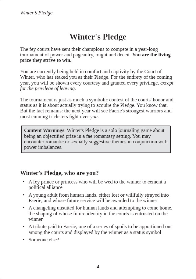 Screenshot 2 for Winter's Pledge Preview