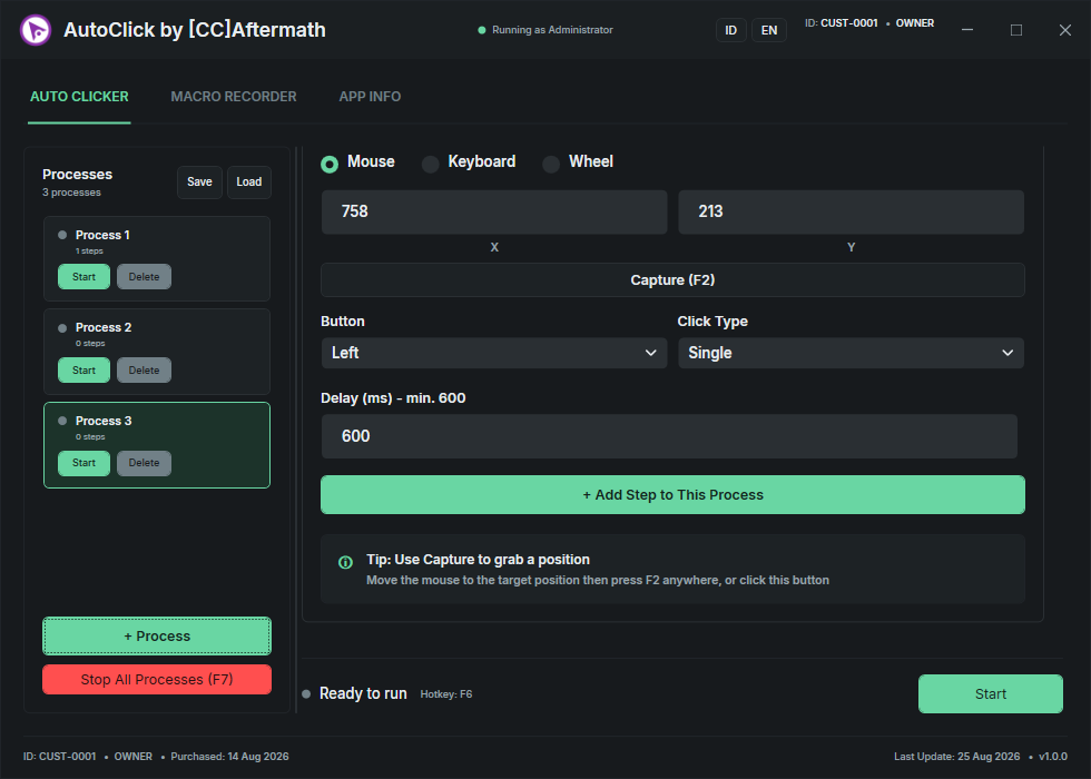 Screenshot 2 for Auto Click by [CC]AfterMath