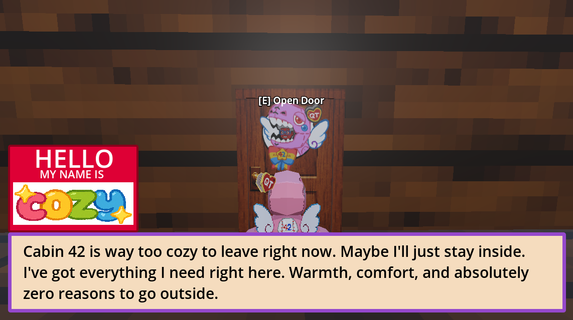 Screenshot 2 for Comfy Plushpals! The Camping Cozy Raising Simulator RPG (with Rizz ✨😏✨)