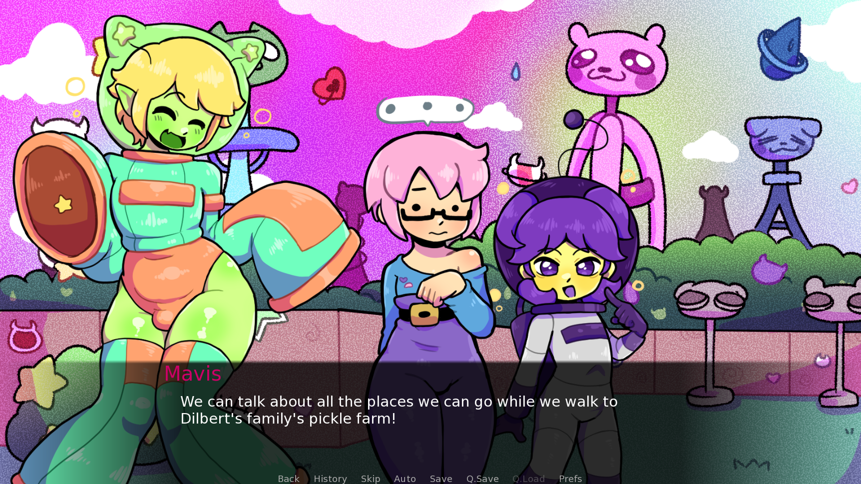 Screenshot 3 for Pink Invasion: What?! These stupid aliens want ANOTHER date with me?!