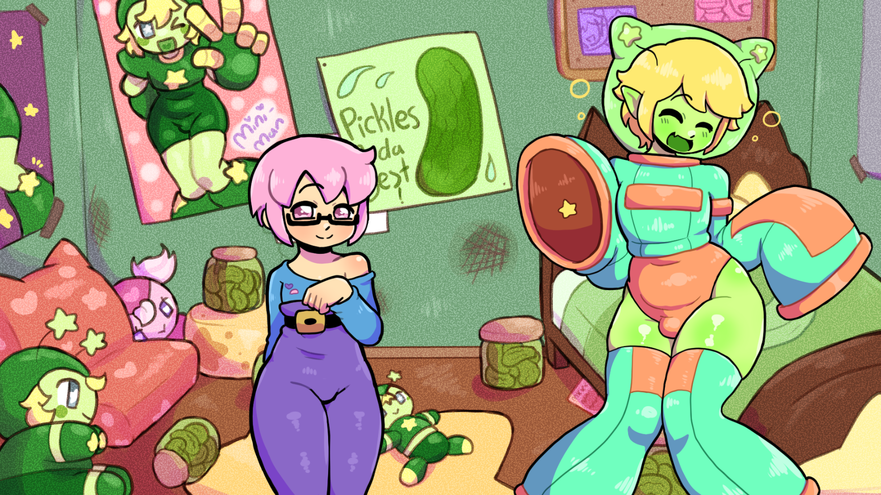Screenshot 5 for Pink Invasion: What?! These stupid aliens want ANOTHER date with me?!