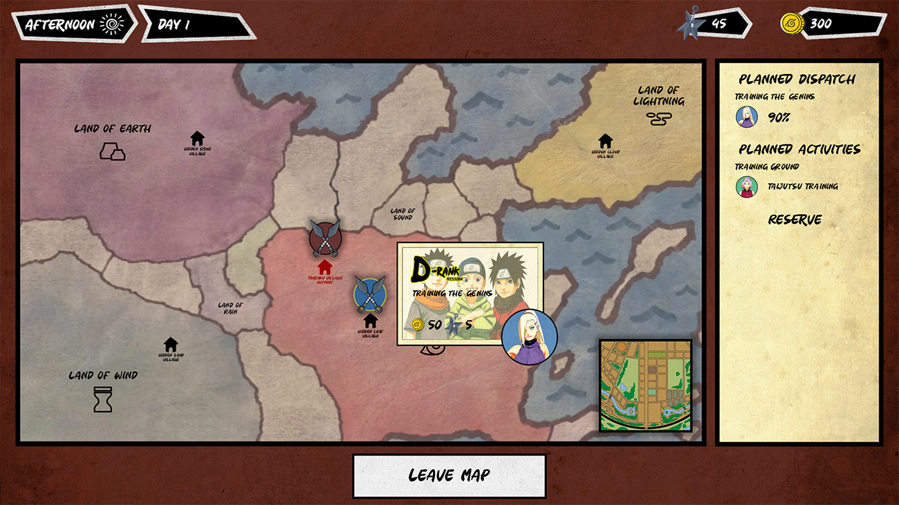 Screenshot 3 for Naruto: Kunoichi Tactics
