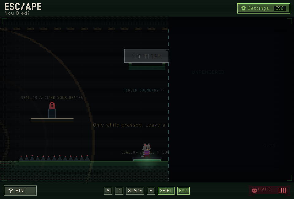 Screenshot 5 for ESC ape, You died?