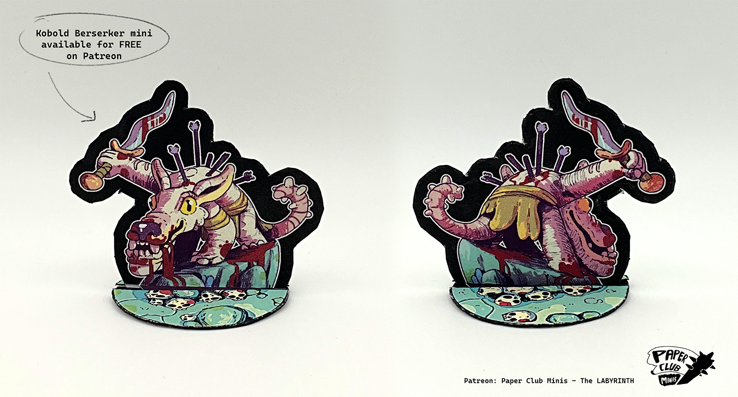 Screenshot 5 for 3 Kobold Paper Minis - FREE