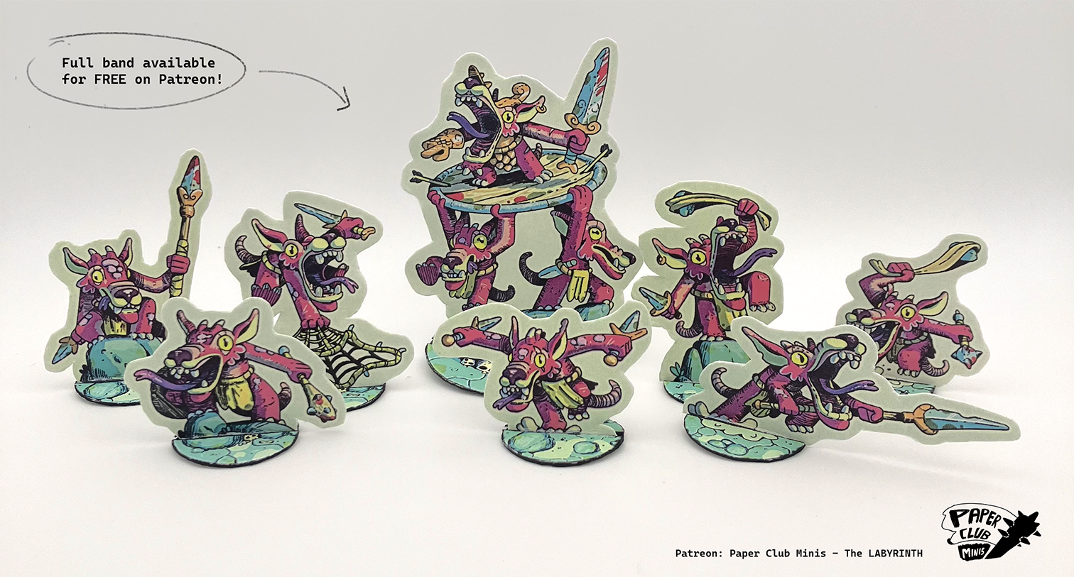 Screenshot 4 for 3 Kobold Paper Minis - FREE
