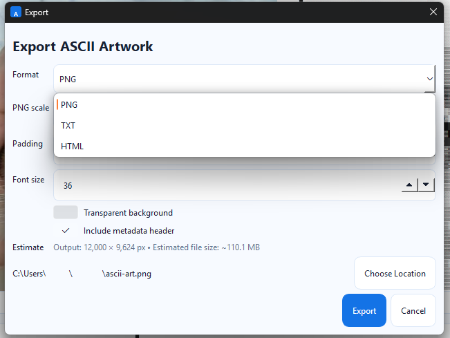 Screenshot 7 for Image to ASCII Art Converter