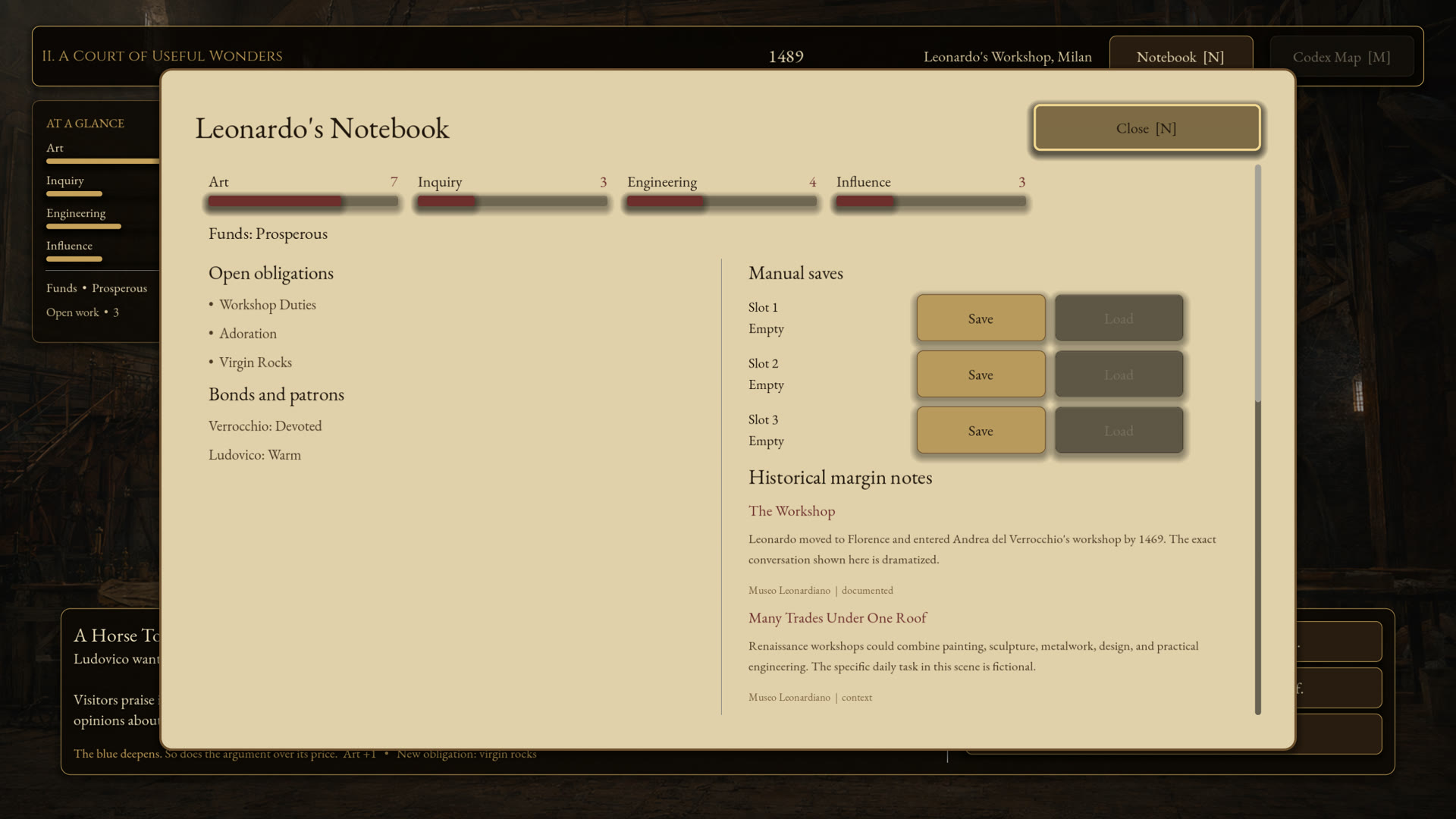 Screenshot 3 for Leonardo: Lines of Fate