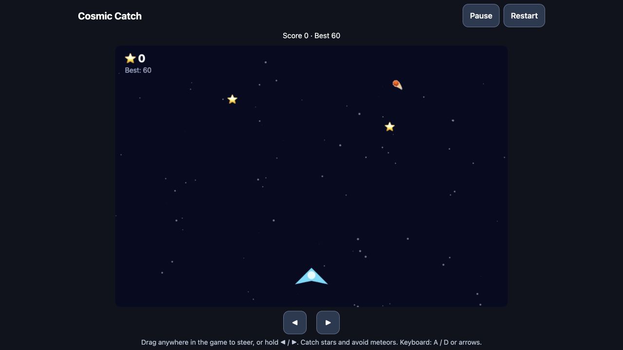 Screenshot 2 for Cosmic Catch