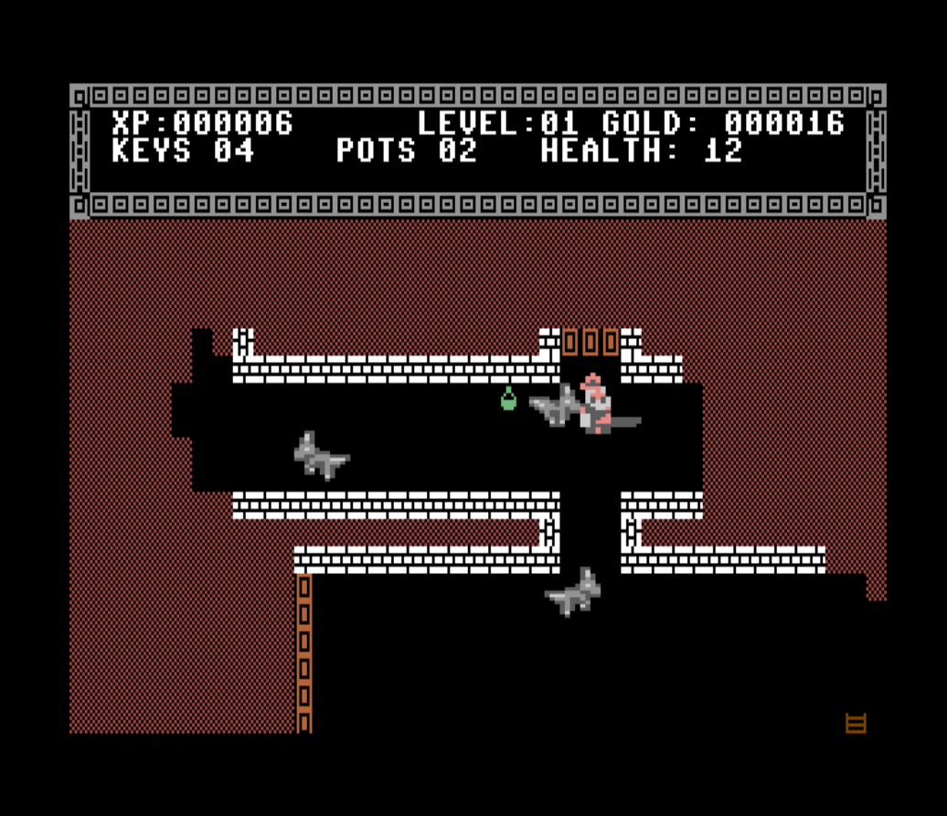 Screenshot 3 for Black Cave (Commodore 64)