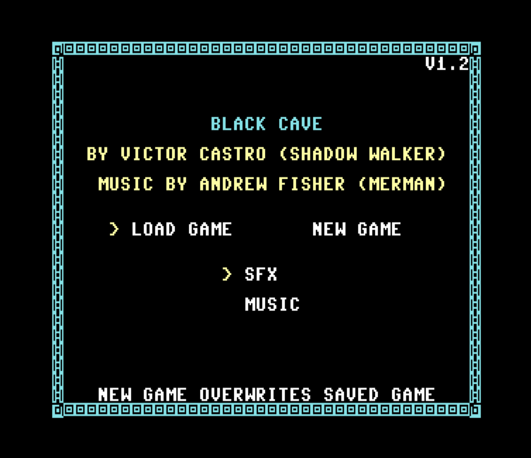 Screenshot 8 for Black Cave (Commodore 64)