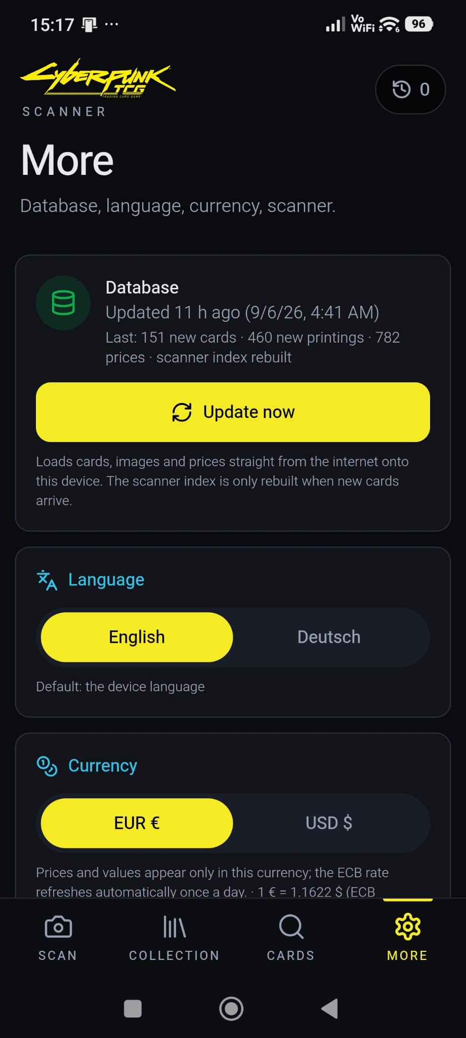 Screenshot 10 for Cyberpunk TCG - Scanner App