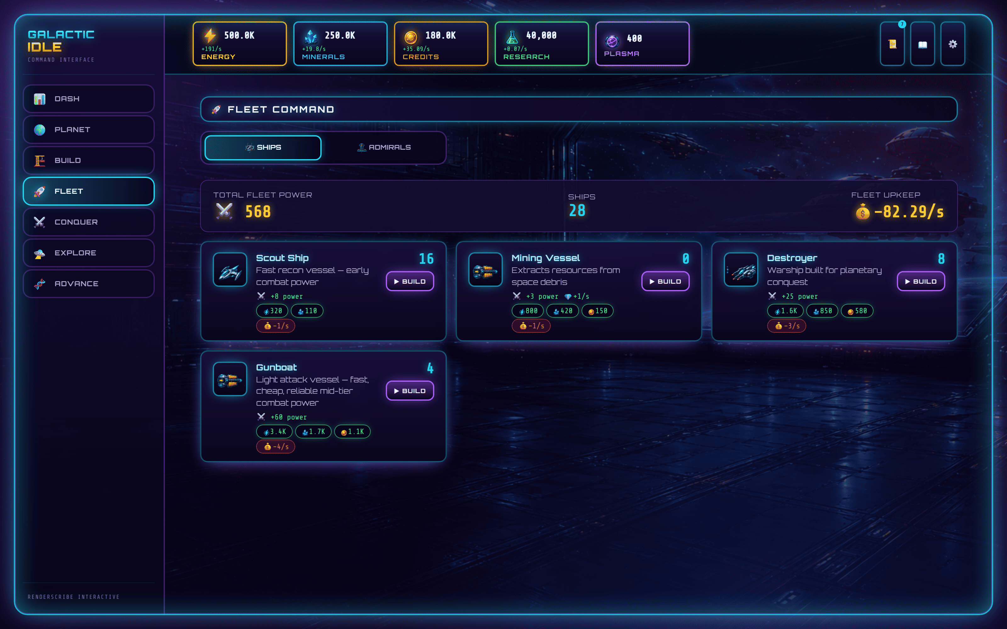 Screenshot 6 for Galactic Idle