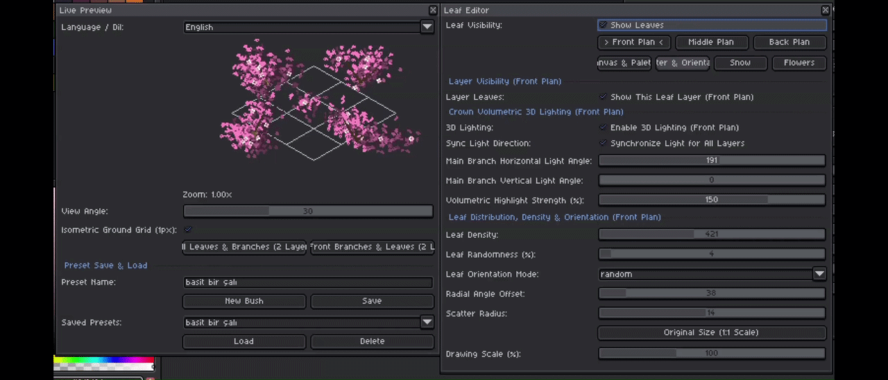 Screenshot 7 for Isometric Bush Generator for Aseprite