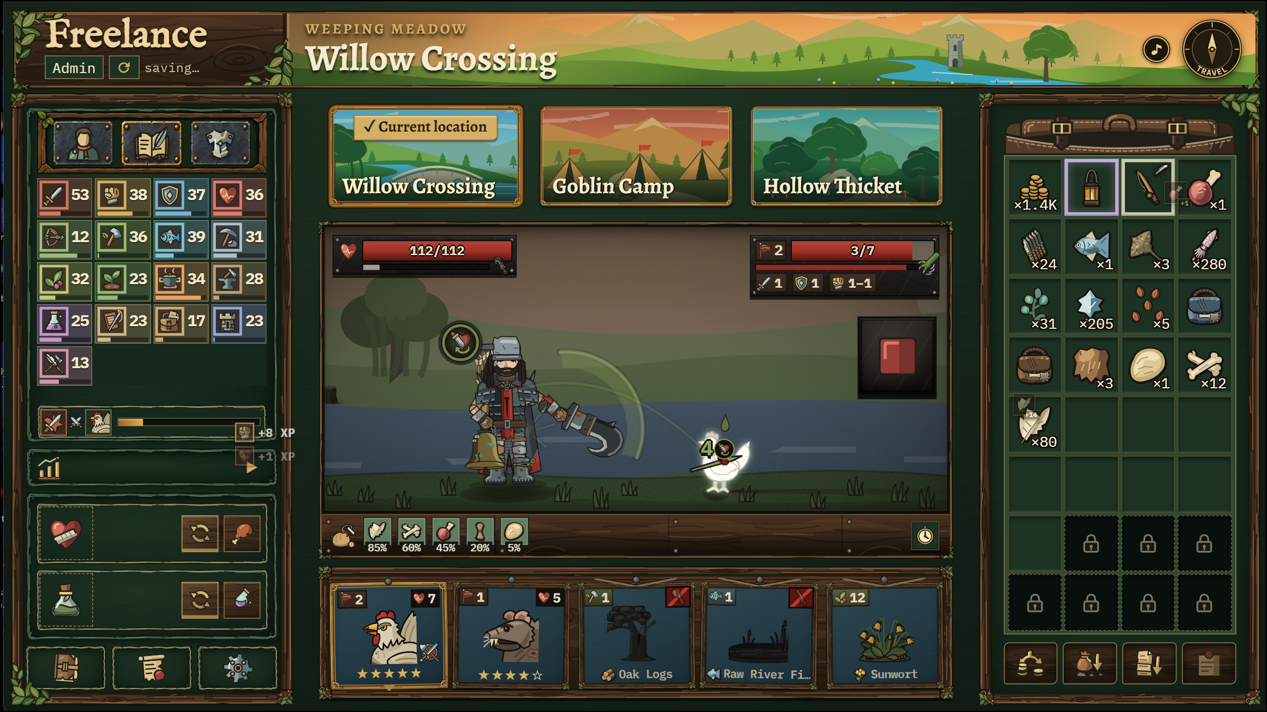 Screenshot of Idle Freelance