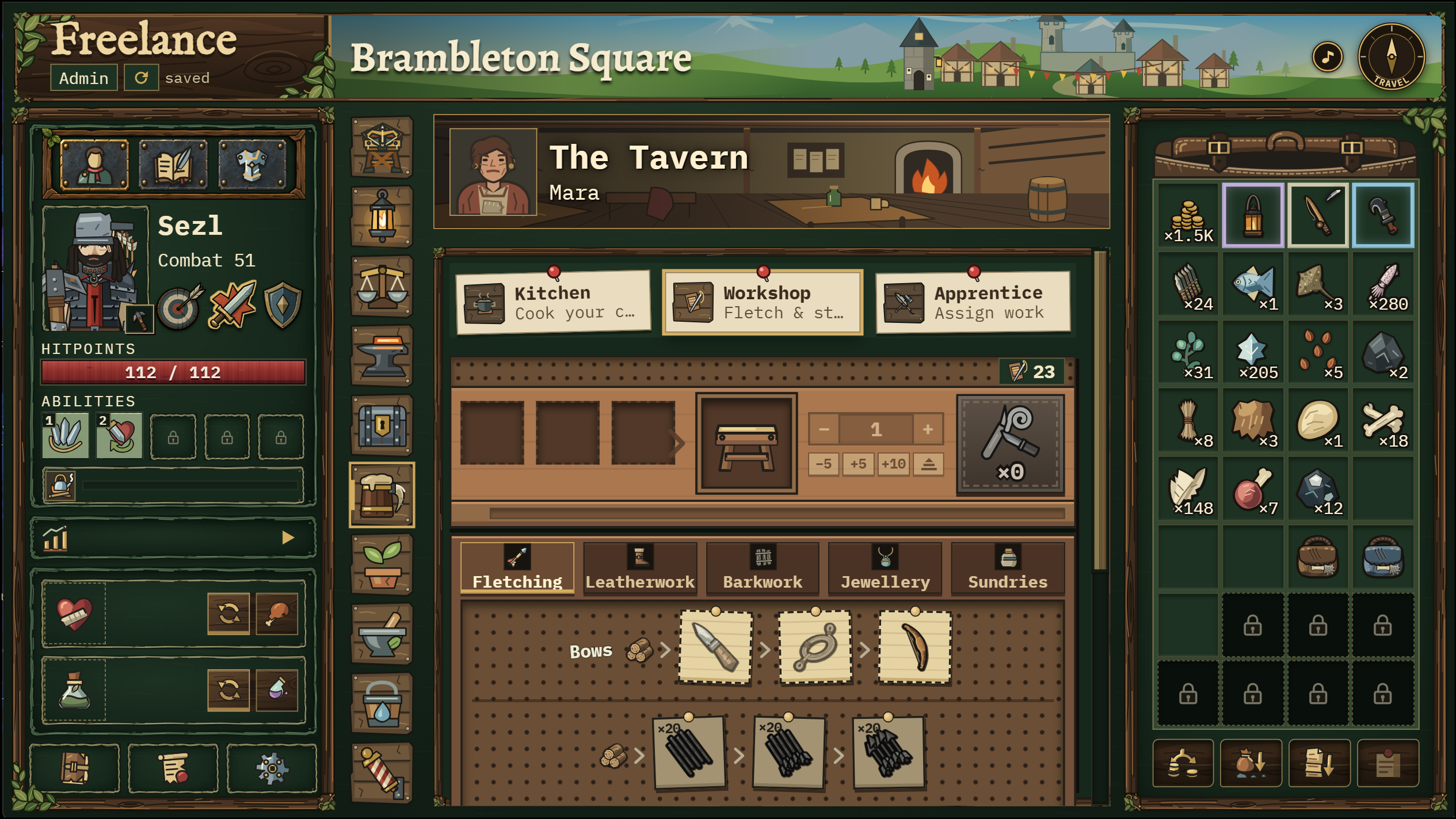 Screenshot of Idle Freelance