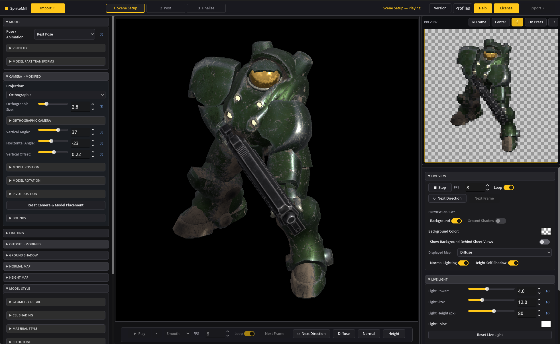 Screenshot 2 for SpriteMill